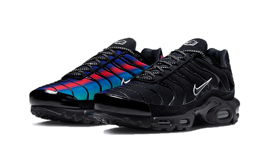Nike Air Max Plus TN Black Blue Red - vue de profil