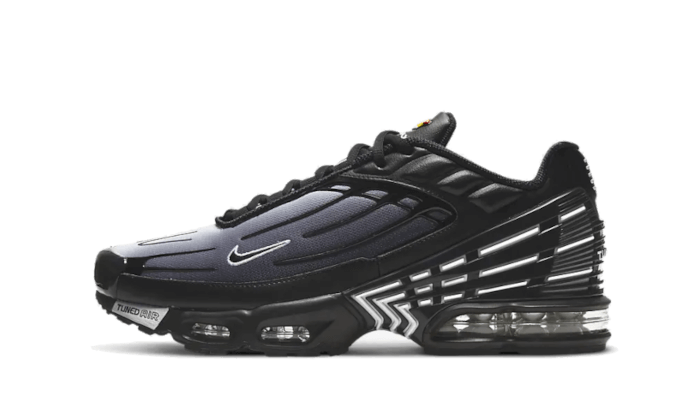 Nike Air Max Plus TN 3 Black White - vue de face