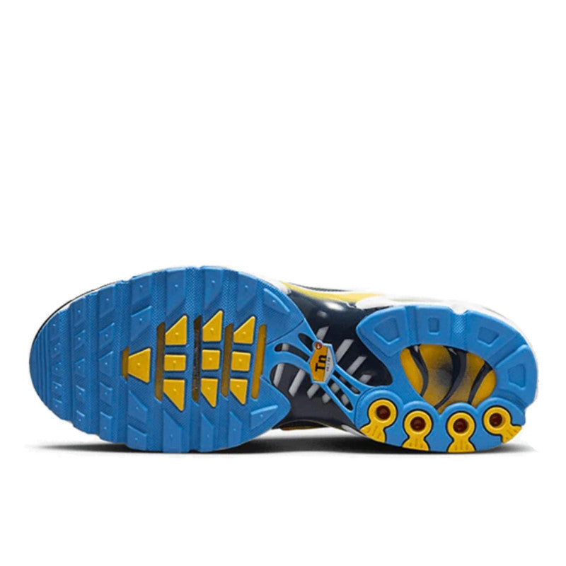 Nike Air Max Plus TN University Blue Topaz Gold - détail de la semelle Air