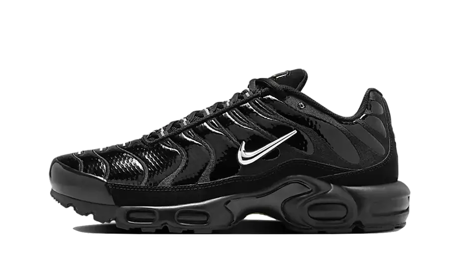 Nike Air Max Plus TN Black Volt Silver - vue de face