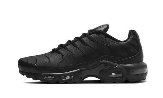 Nike Air Max Plus TN Triple Black Leather - vue de face