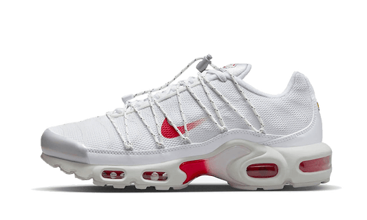 Nike Air Max Plus TN Utility White Silver Red - vue de face